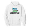 Uzbekistan Flag And Football Soccer Hoodie - Unique Graphic for Adults - T-Shirt, Sweatshirt, Hoodie