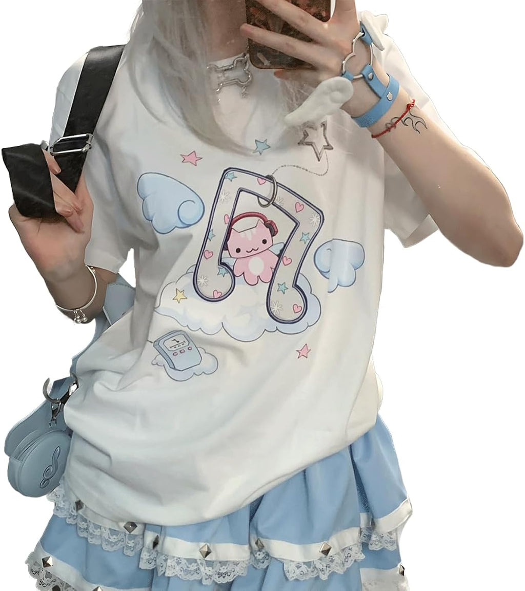 Harajuku Style Pastel Kawaii Gothic Clothes Casual - Adult & Kids T-Shirts, Sweatshirts & Hoodies apparel design preview 1
