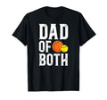 Dad Both Softball Basketball Dad Ballers T-Shirt - Trendy Graphic Unisex - T-Shirt, Sweatshirt, Hoodie