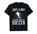 Just Who Loves Soccer T-Shirt - Aesthetic Graphic Unisex - T-Shirt, Sweatshirt, Hoodie