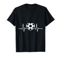 Soccer Heart Drawing Soccer Fans T-Shirt - Aesthetic Graphic for Adults - T-Shirt, Sweatshirt, Hoodie
