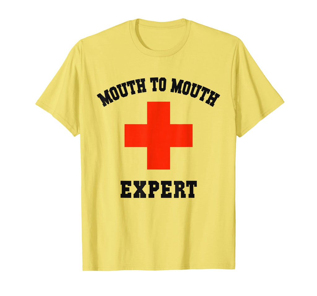 Sarcastic Mouth To Expert Lifeguards T-Shirt - Unique Graphic for Adults - T-Shirt, Sweatshirt, Hoodie