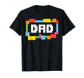 Master Builder Dad Bricks Blocks T-Shirt - Trendy Graphic for Adults - T-Shirt, Sweatshirt, Hoodie