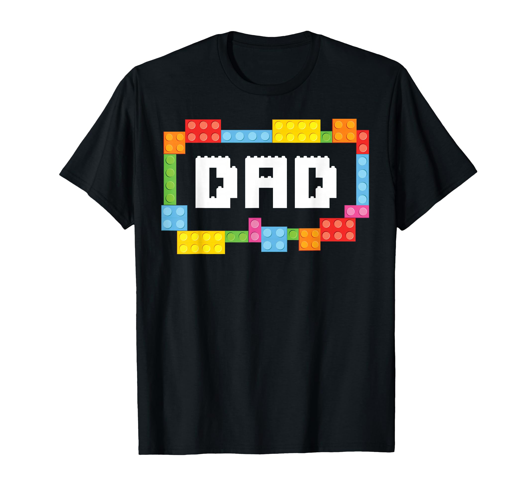Master Builder Dad Bricks Blocks T-Shirt - Trendy Graphic for Adults - T-Shirt, Sweatshirt, Hoodie