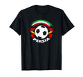 Persia Soccer Fan Flag And Football T-Shirt - Streetwear Style for Adults - T-Shirt, Sweatshirt, Hoodie