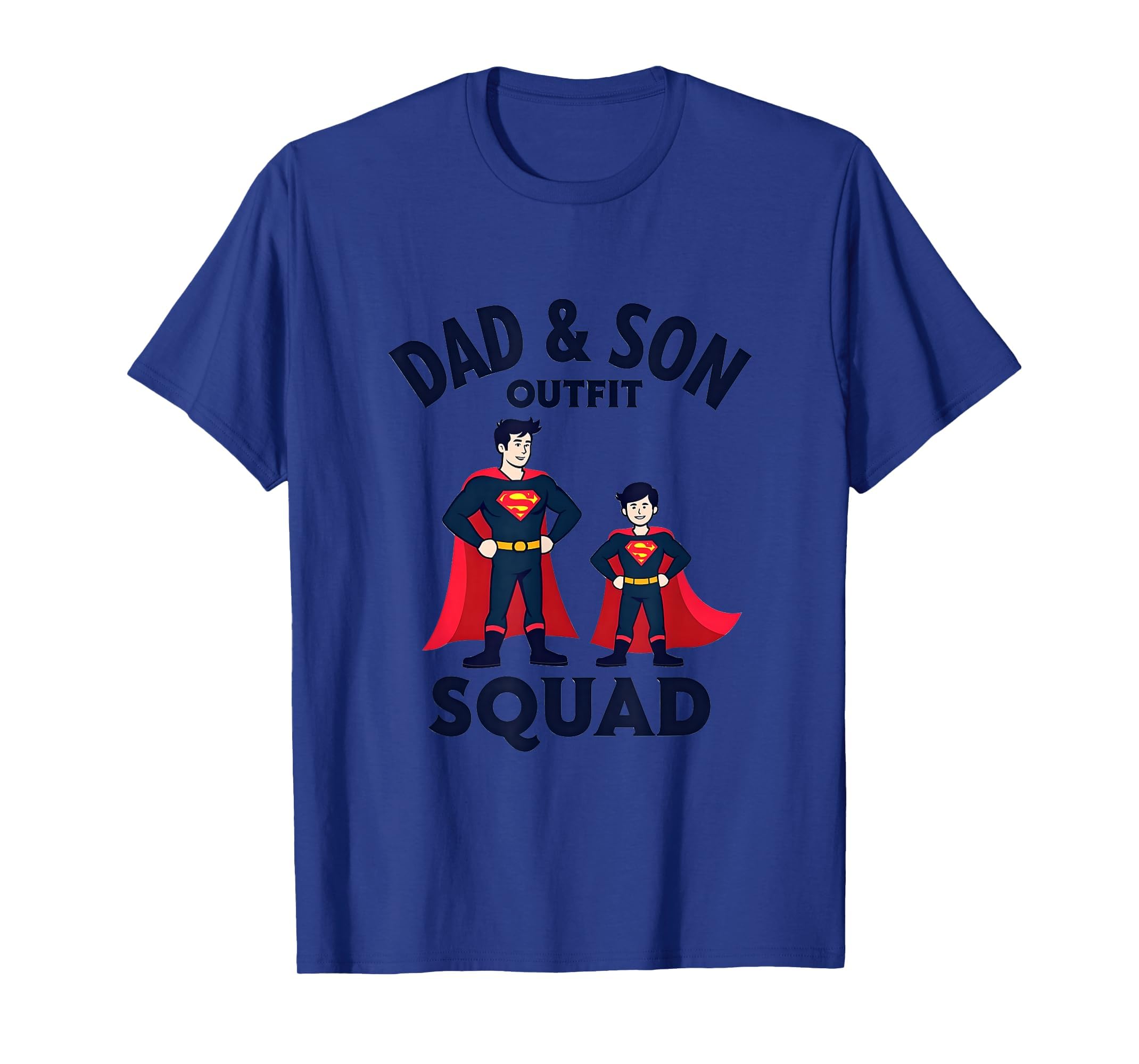 Dad Son Outfit Squad Matching T-Shirt - Graphic Print Men Women - T-Shirt, Sweatshirt, Hoodie