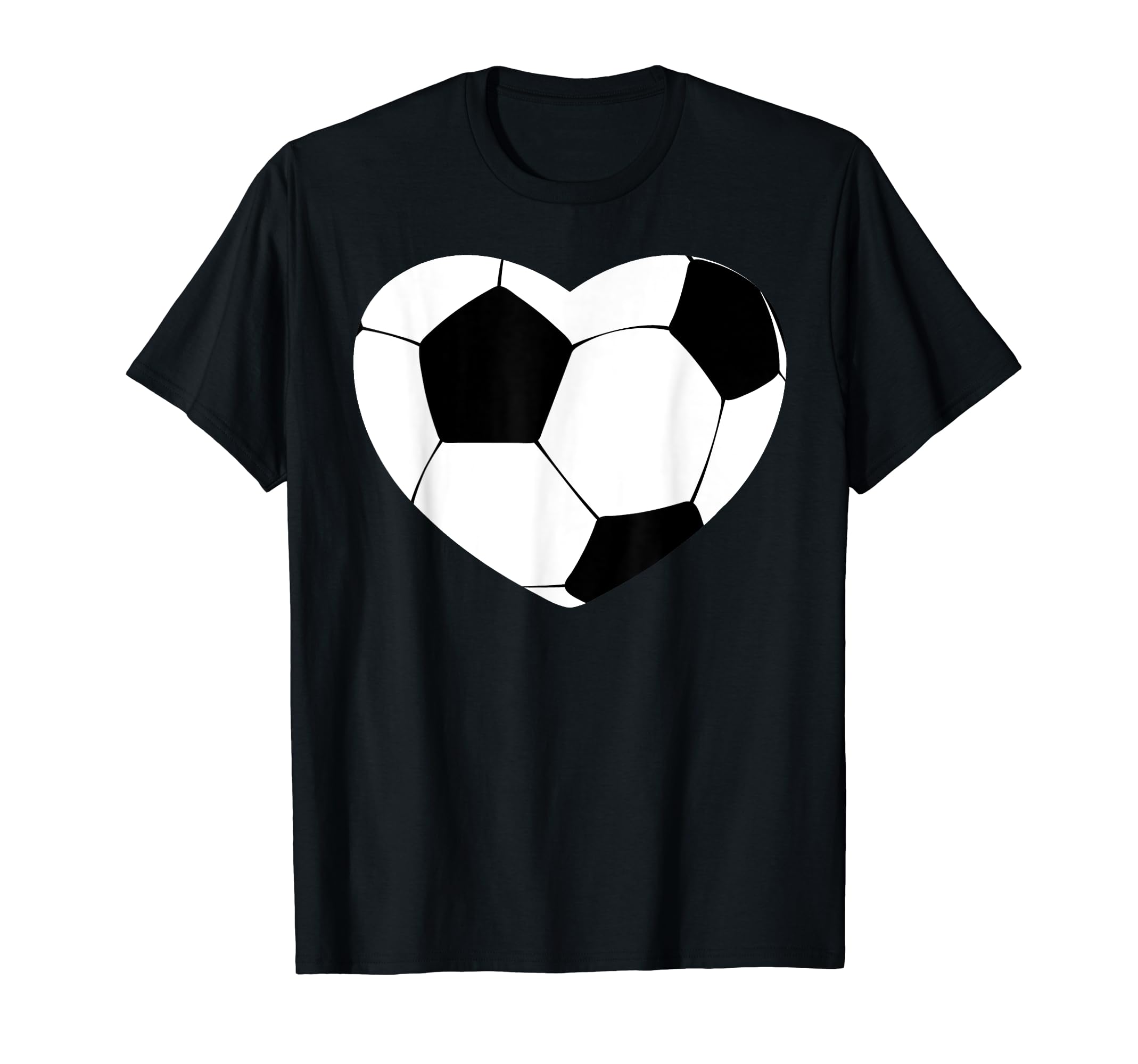 Soccer Love Heart Soccer T-Shirt - Trendy Graphic Unisex - T-Shirt, Sweatshirt, Hoodie