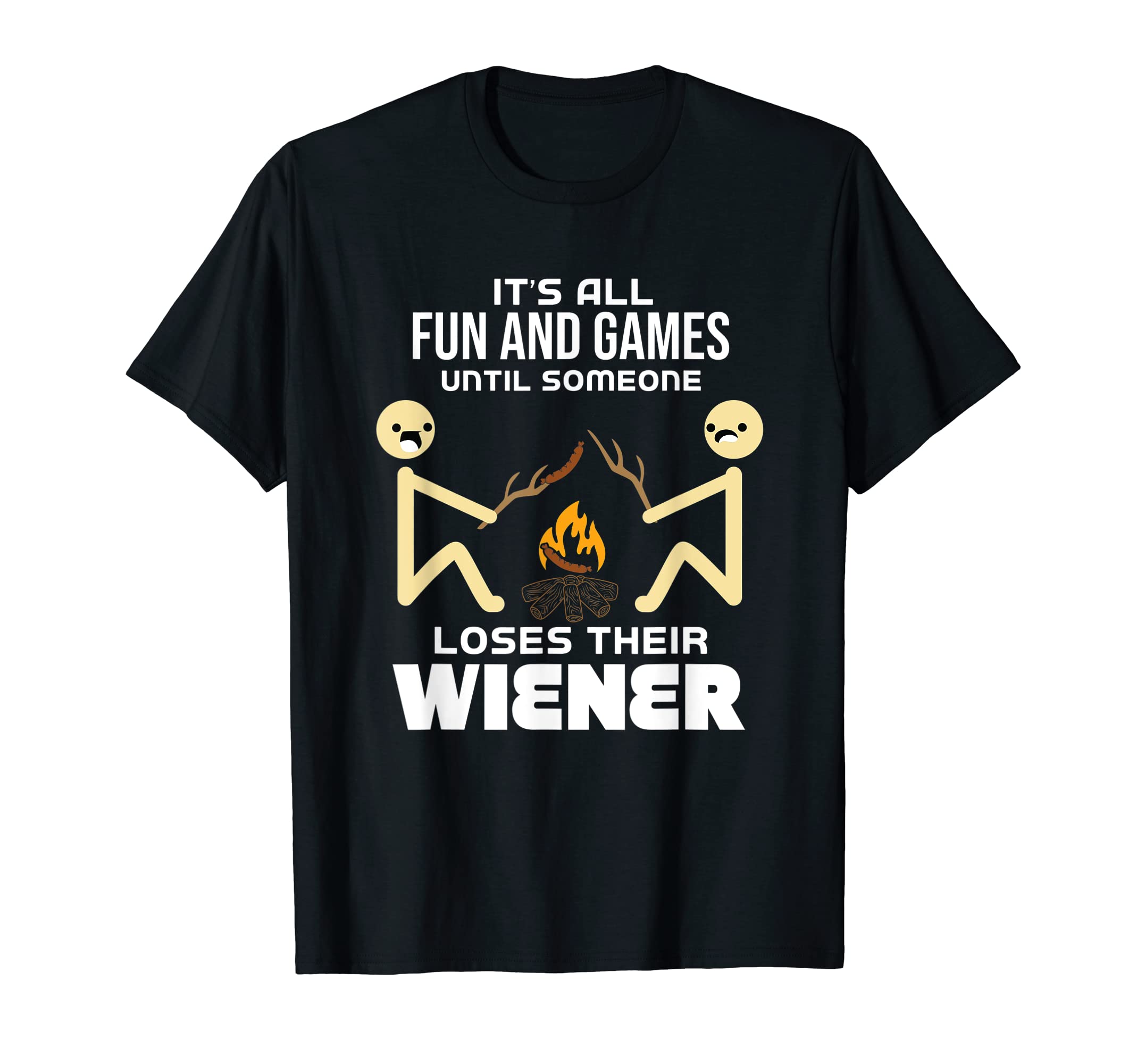 Funny Camping Text Dad Joke Camping T-Shirt - Graphic Print for Adults - T-Shirt, Sweatshirt, Hoodie