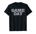 Game Day Soccer Pattern Blue Sports T-Shirt - Aesthetic Graphic for Adults - T-Shirt, Sweatshirt, Hoodie