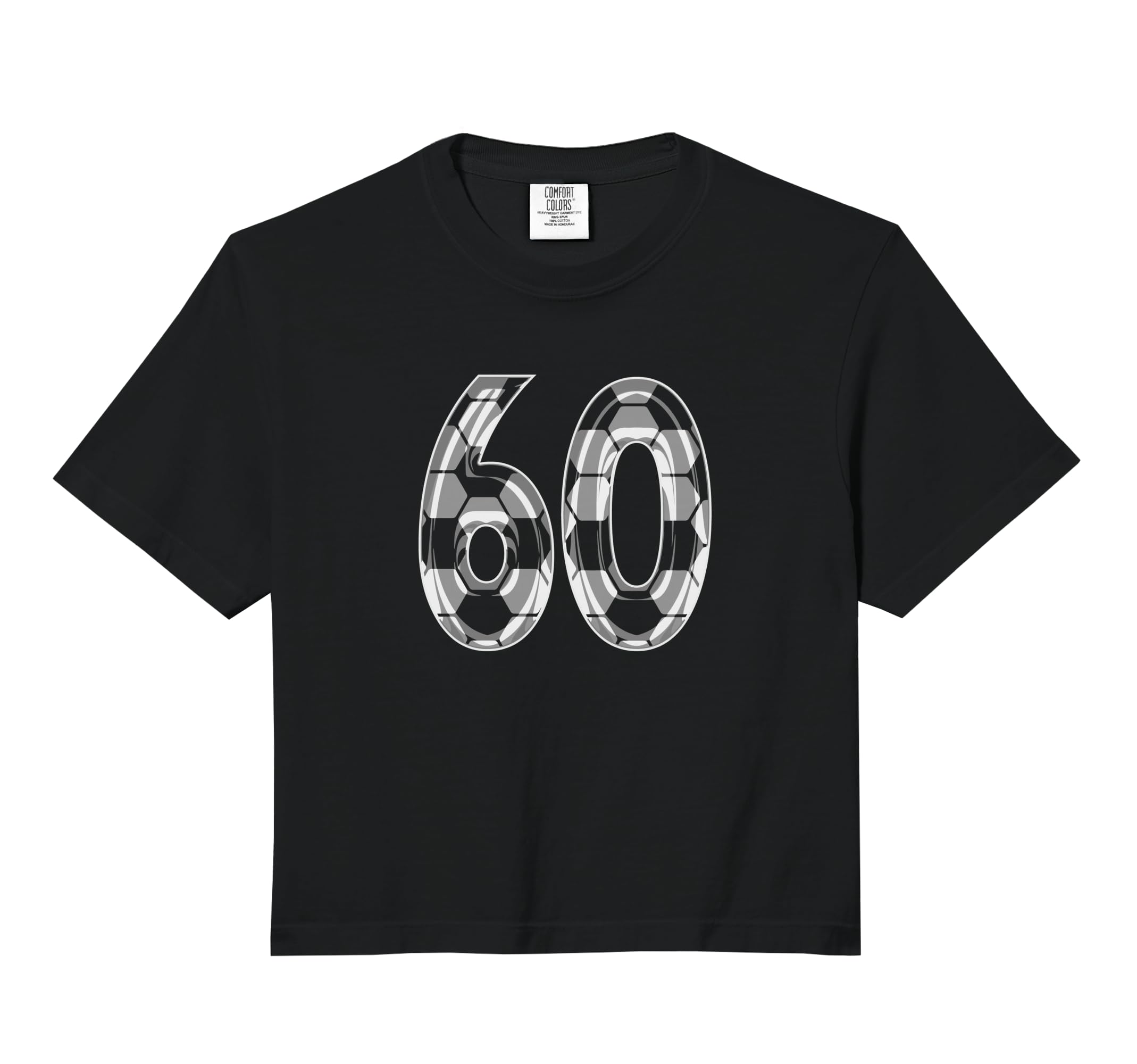 Soccer Number 60 Favorite Player 60 T-Shirt - Novelty Apparel for Adults - T-Shirt, Sweatshirt, Hoodie
