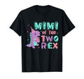 Mimi Two Rex Birthday Dinosaur Family T-Shirt - Graphic Print Men Women - T-Shirt, Sweatshirt, Hoodie