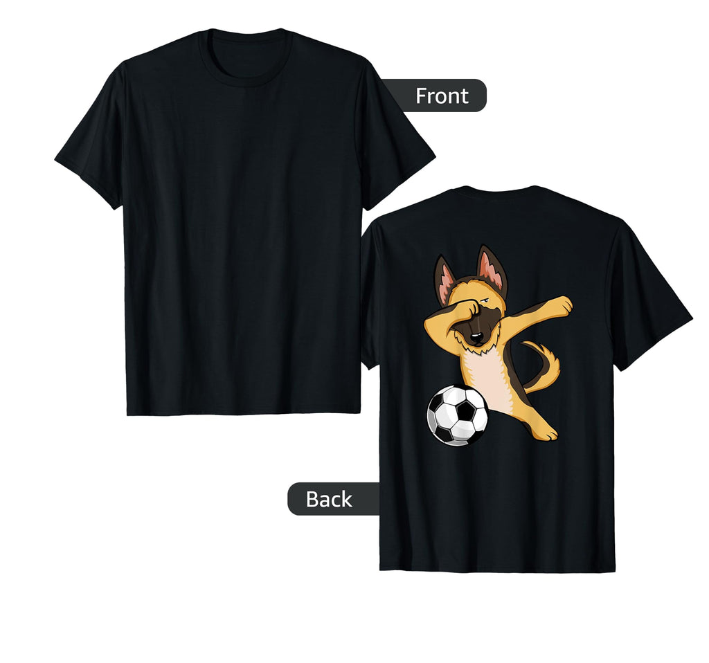 Dabbing German Shepherd Funny Dog T-Shirt - Unique Graphic Men Women - T-Shirt, Sweatshirt, Hoodie