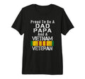 Mens Proud Dad Papa Vietnam Veteran T-Shirt - Unique Graphic for Adults - T-Shirt, Sweatshirt, Hoodie