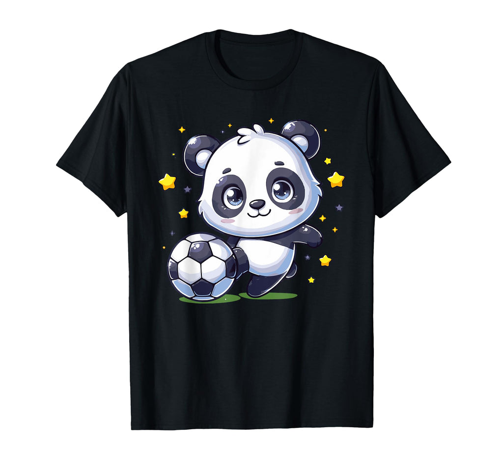 Soccer Player Panda Kicking Soccer Ball T-Shirt - Streetwear Style Unisex - T-Shirt, Sweatshirt, Hoodie