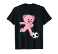Pig Soccer Player Soccer Sports T-Shirt - Custom Art Print Unisex - T-Shirt, Sweatshirt, Hoodie