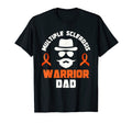 Multiple Sclerosis Warrior Dad Ms T-Shirt - Minimalist Print Men Women - T-Shirt, Sweatshirt, Hoodie