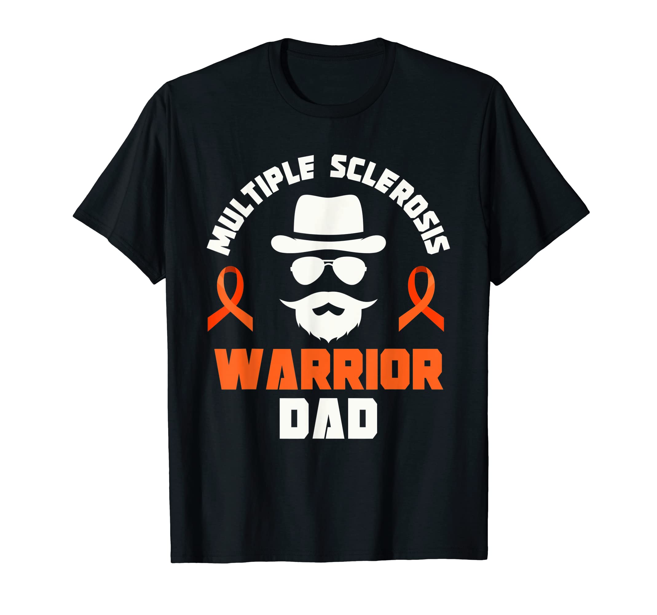 Multiple Sclerosis Warrior Dad Ms T-Shirt - Minimalist Print Men Women - T-Shirt, Sweatshirt, Hoodie