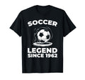 Born 1962 Team Sports Player Soccer T-Shirt - Unique Graphic Unisex - T-Shirt, Sweatshirt, Hoodie