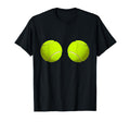 Tennis Ball Boobs Funny Sport Lovers T-Shirt - Trendy Graphic Unisex - T-Shirt, Sweatshirt, Hoodie