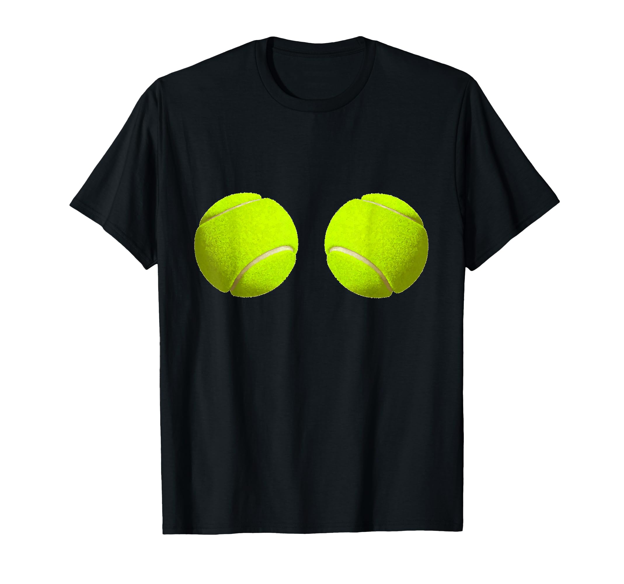 Tennis Ball Boobs Funny Sport Lovers T-Shirt - Trendy Graphic Unisex - T-Shirt, Sweatshirt, Hoodie