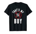 Thats My Jersey Number 51 T-Shirt - Casual Everyday Wear for Adults - T-Shirt, Sweatshirt, Hoodie