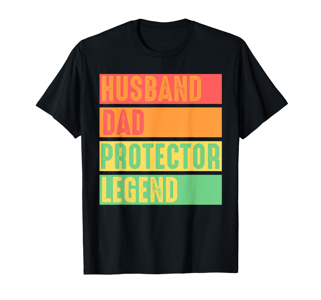 Husband Dad Protector Legend Dad T-Shirt - Graphic Print for Adults - T-Shirt, Sweatshirt, Hoodie