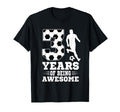 3 Years Being Awesome Birthday Soccer T-Shirt - Graphic Print for Adults - T-Shirt, Sweatshirt, Hoodie