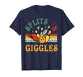 Funny Splits N Giggles Bowling Team T-Shirt - Trendy Graphic for Adults - T-Shirt, Sweatshirt, Hoodie