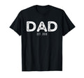 Dad Est 2018 New Dad Gift T-Shirt - Custom Art Print Men Women - T-Shirt, Sweatshirt, Hoodie