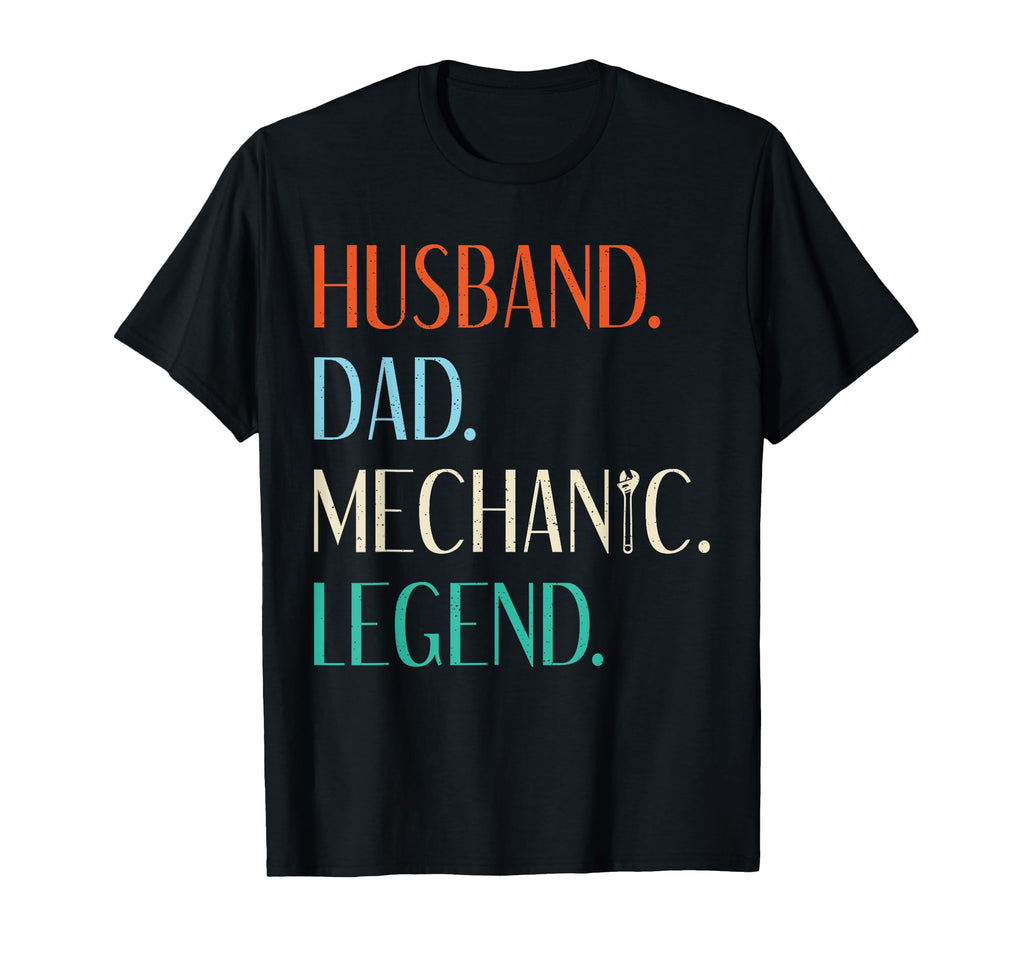 Husband Dad Mechanic Legend Repair T-Shirt - Custom Art Print for Adults - T-Shirt, Sweatshirt, Hoodie