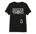 Soccer Mom Jersey Number 5 Favorite Player T-Shirt - Unique Graphic Unisex - T-Shirt, Sweatshirt, Hoodie