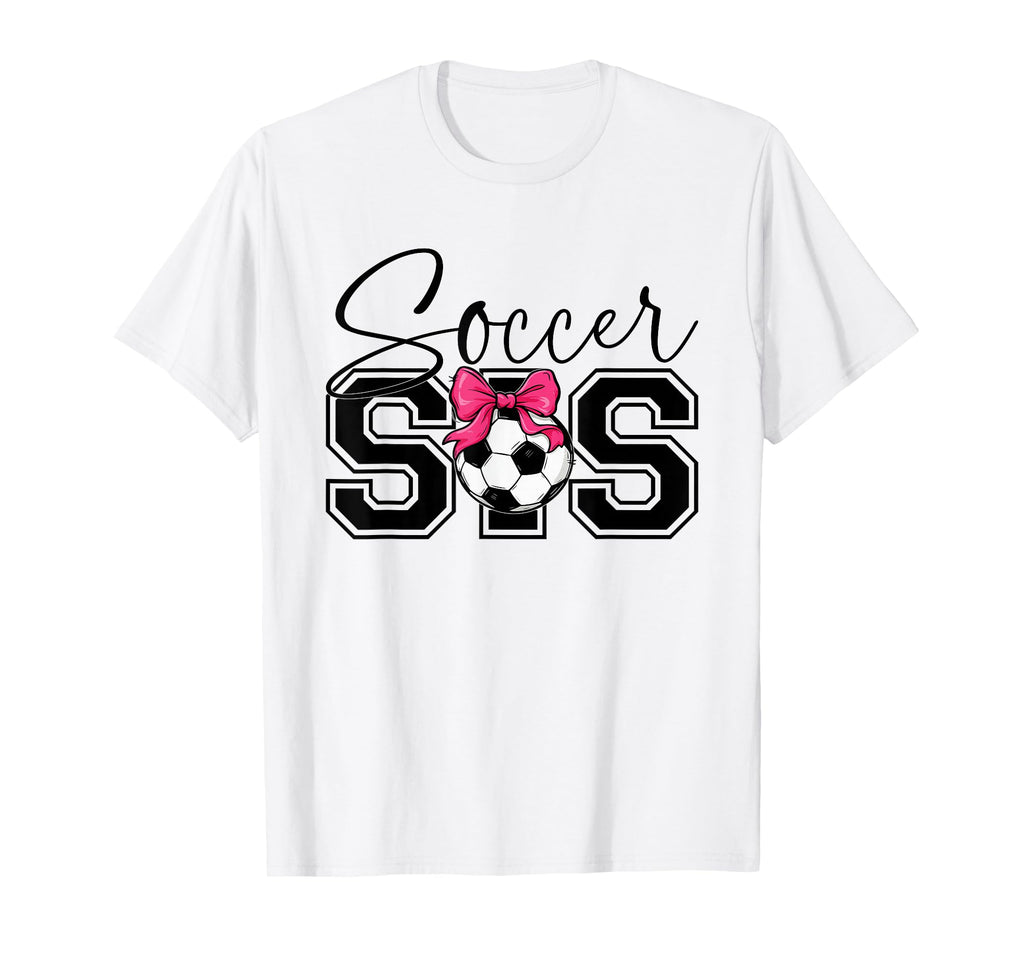 Soccer Sister Heart Big Sister Little T-Shirt - Fun Novelty Design Unisex - T-Shirt, Sweatshirt, Hoodie