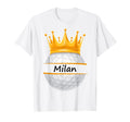Novelty Golf Personalized Name Milan T-Shirt - Unique Graphic for Adults - T-Shirt, Sweatshirt, Hoodie