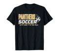 Gold Panthers Soccer Mom Game Day Sports T-Shirt - Custom Art Print Unisex - T-Shirt, Sweatshirt, Hoodie