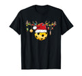 Pickleball Reindeer Santa Hat Ornaments T-Shirt - Graphic Print for Adults - T-Shirt, Sweatshirt, Hoodie
