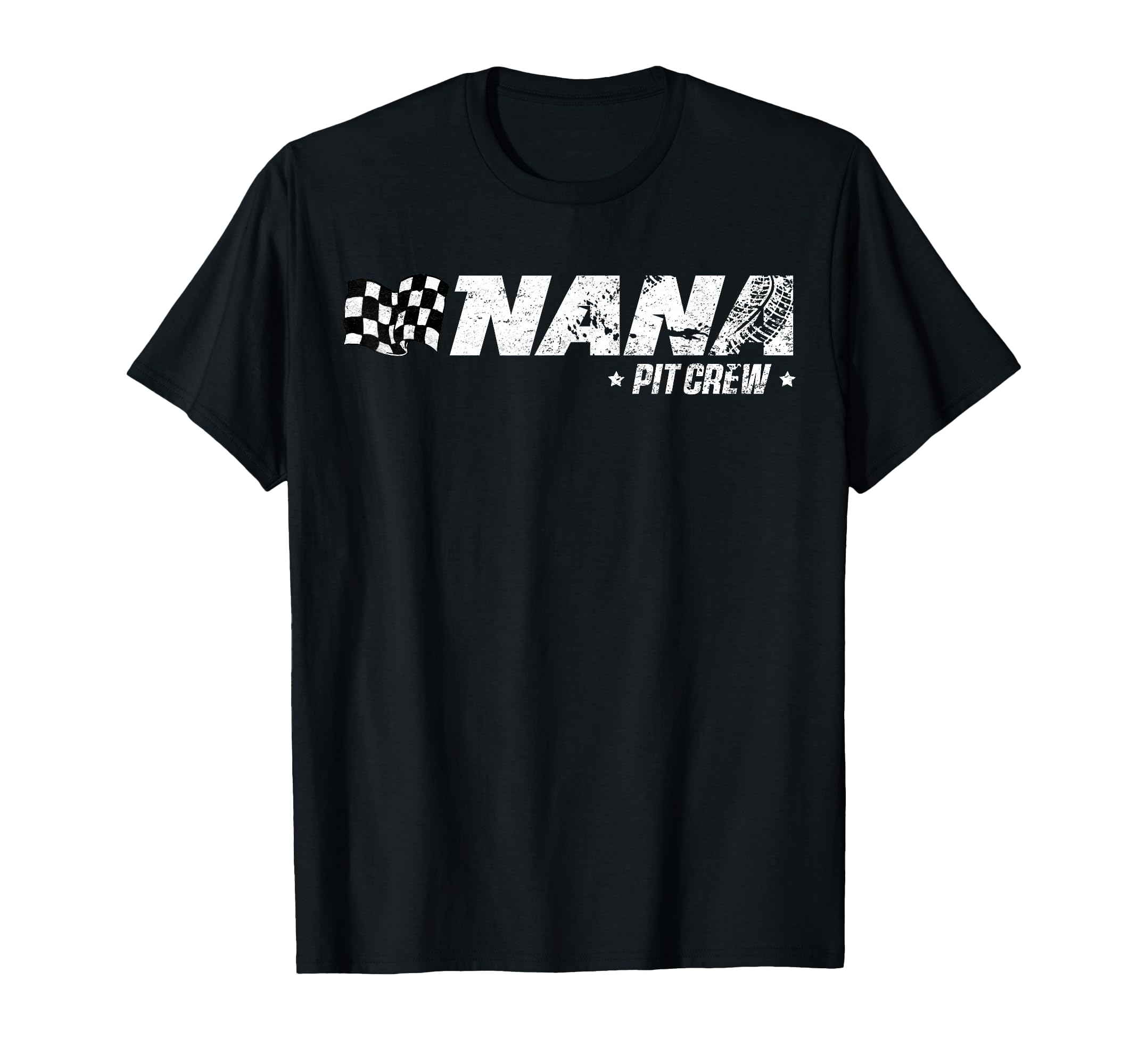 Nana Pit Crew Race Car Birthday T-Shirt - Custom Art Print Men Women - T-Shirt, Sweatshirt, Hoodie