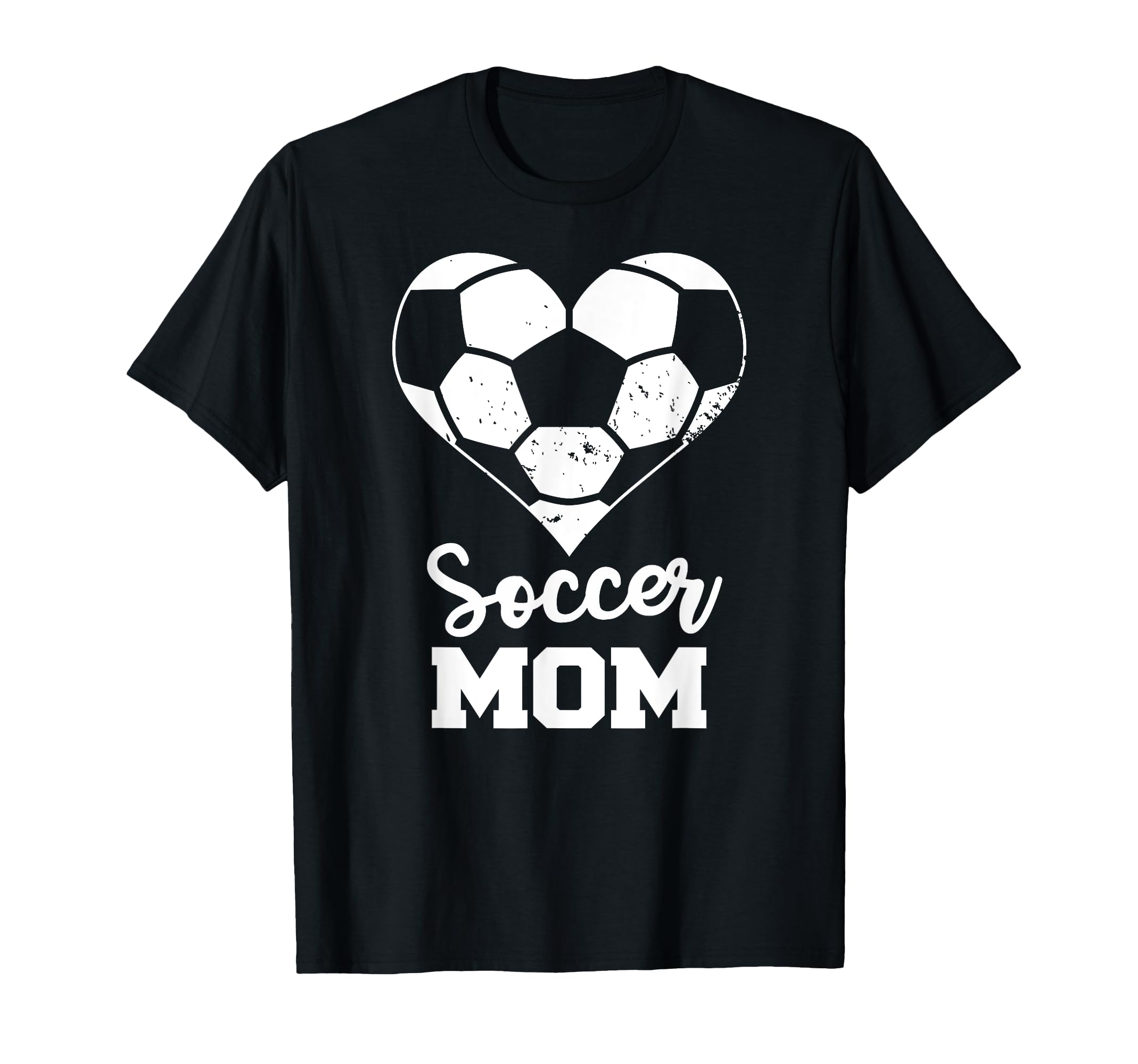 Soccer Mom Heart Funny Soccer T-Shirt - Trendy Graphic Unisex - T-Shirt, Sweatshirt, Hoodie