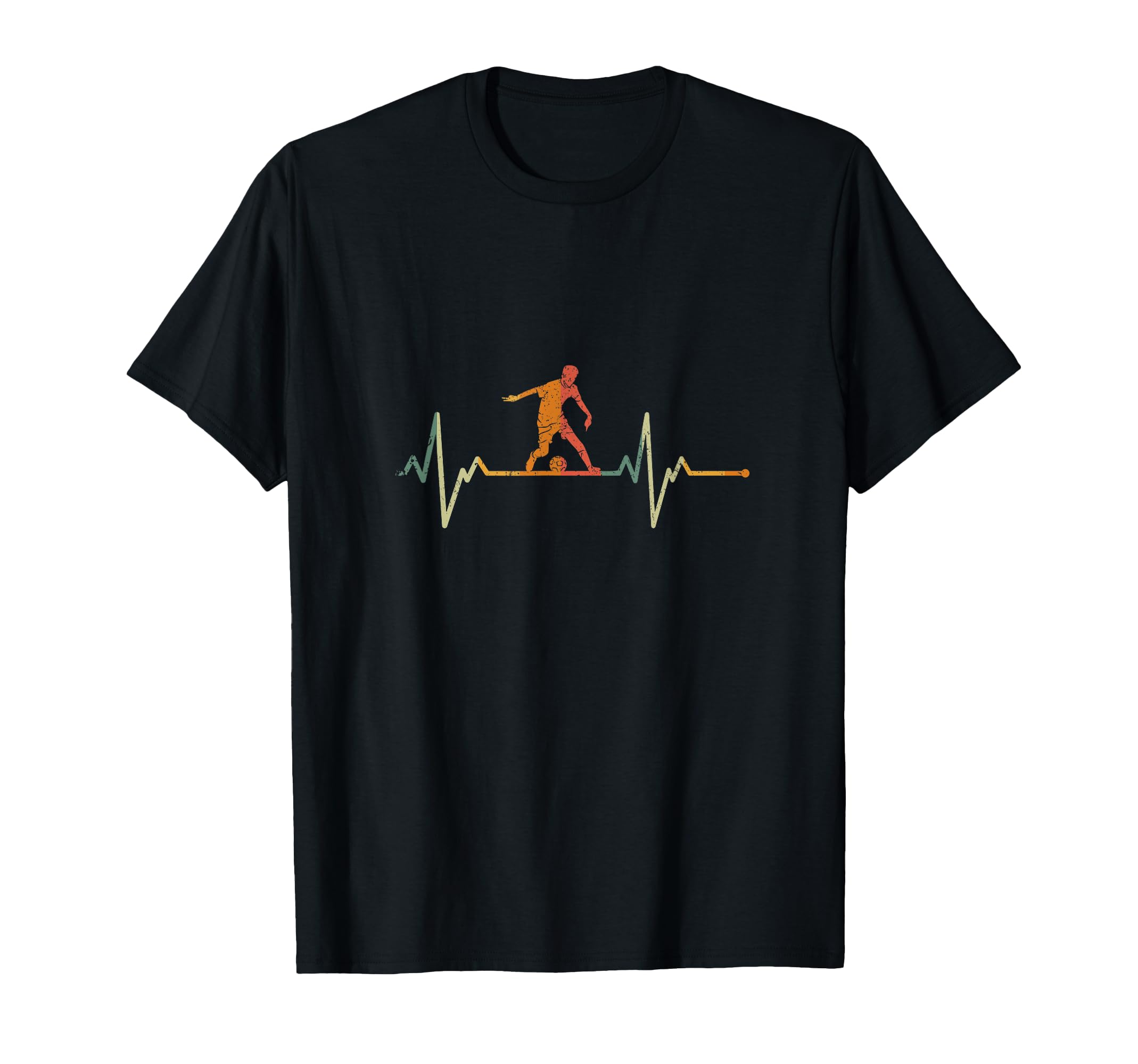 Soccer Player Gift Heartbeat T-Shirt - Custom Art Print for Adults - T-Shirt, Sweatshirt, Hoodie