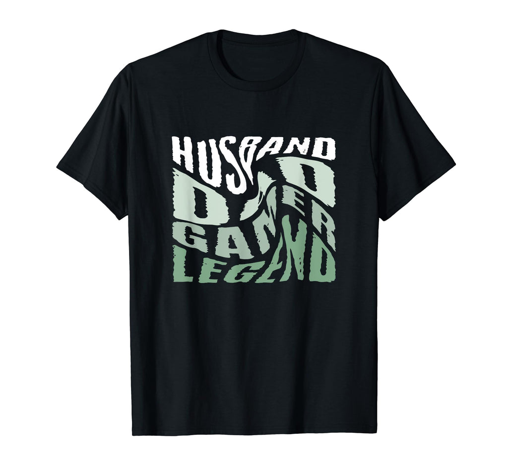 Husband Dad Gamer Legend T-Shirt - Novelty Apparel for Adults - T-Shirt, Sweatshirt, Hoodie
