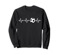 Heartbeat Soccer Sweatshirt - Unique Graphic Men Women - T-Shirt, Sweatshirt, Hoodie