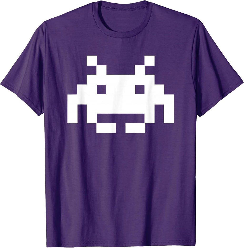 Pixel Art Space Alien 80's Retro Gaming - Adult & Kids T-Shirts, Sweatshirts & Hoodies apparel design preview 1
