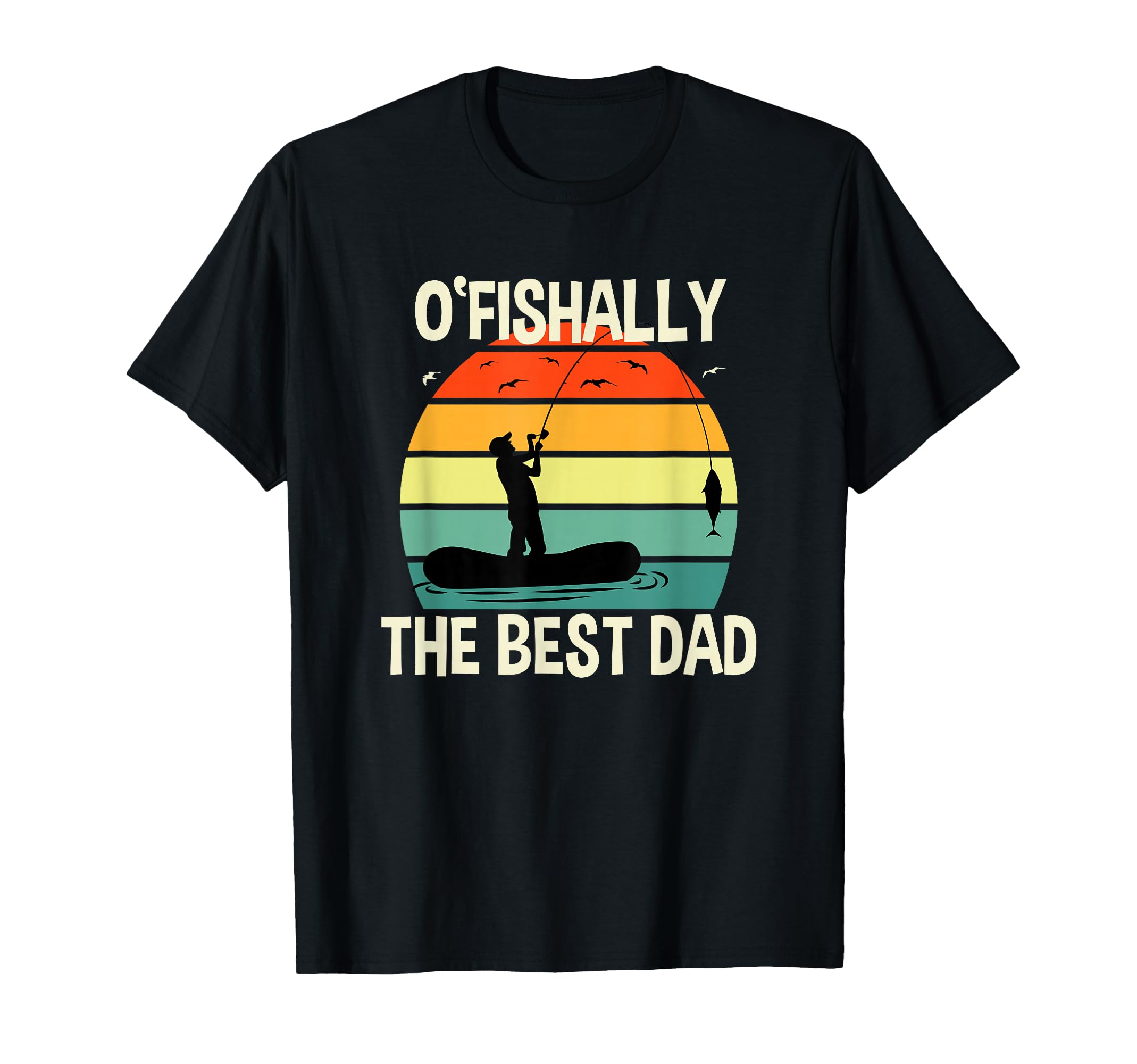 Ofishally Best Dad Gift Fisherman T-Shirt - Aesthetic Graphic Unisex - T-Shirt, Sweatshirt, Hoodie