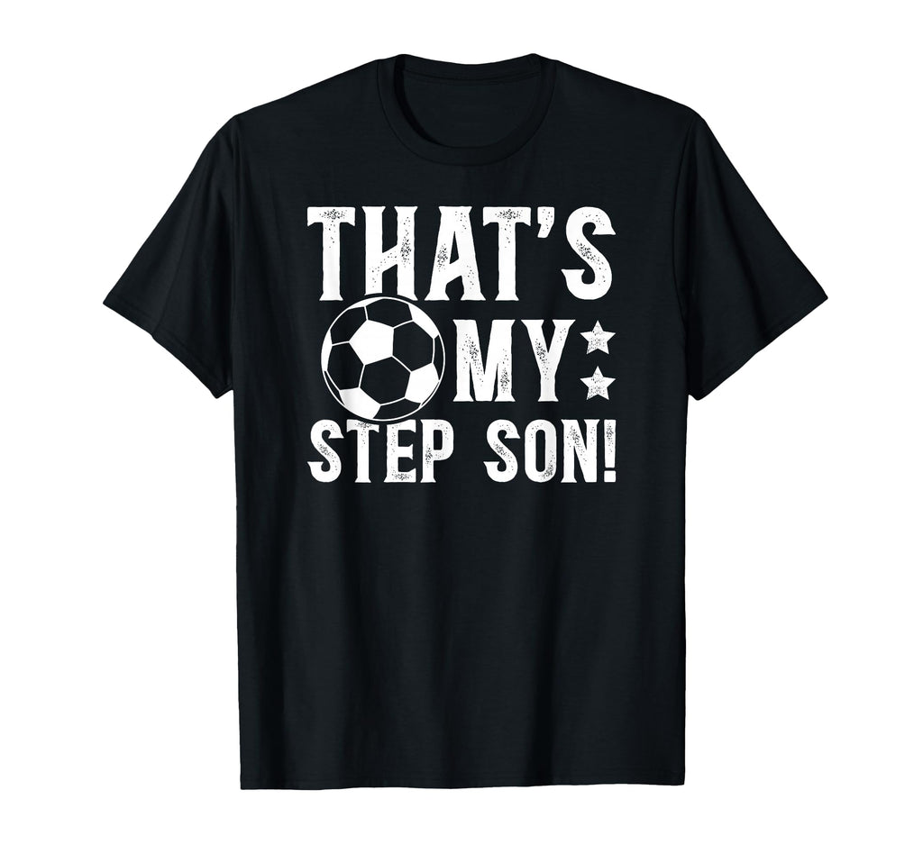 Proud Soccer Step Dad Soccer Player T-Shirt - Trendy Graphic Unisex - T-Shirt, Sweatshirt, Hoodie