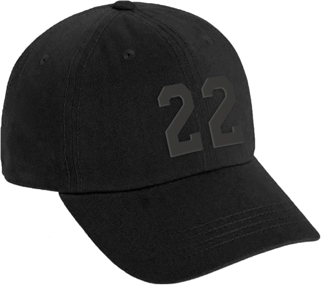 Custom Black Team Number Low Profile Adjustable - Adult & Kids T-Shirts, Sweatshirts & Hoodies apparel design preview 1