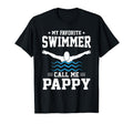 My Favorite Swimmer Calls Me Pappy T-Shirt - Unique Graphic for Adults - T-Shirt, Sweatshirt, Hoodie