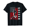 American Flag Soccer Soccer Player T-Shirt - Unique Graphic Men Women - T-Shirt, Sweatshirt, Hoodie