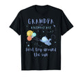 Grandpa 1St Birthday First Trip Around Sun T-Shirt - Graphic Print Unisex - T-Shirt, Sweatshirt, Hoodie