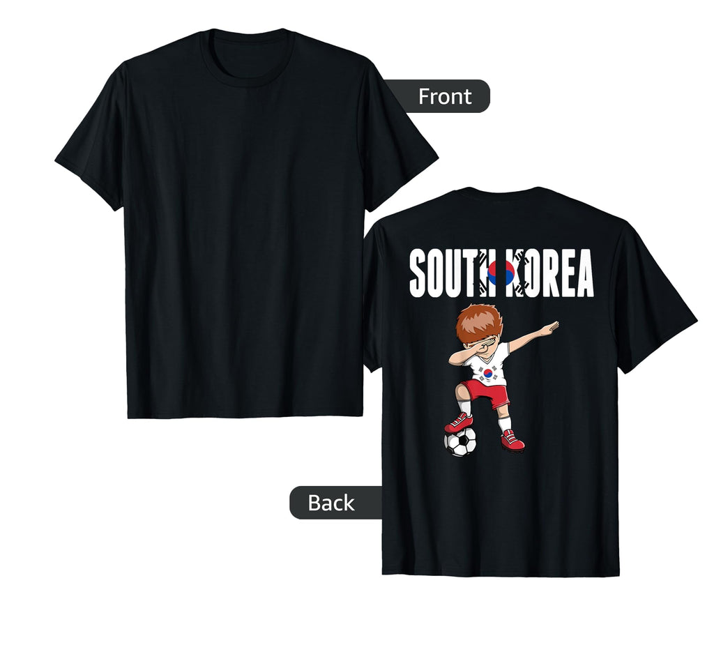 Dabbing Soccer South Korea Soccer T-Shirt - Streetwear Style for Adults - T-Shirt, Sweatshirt, Hoodie
