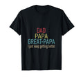 Promoted To Great Papa 2024 Fathers Day T-Shirt - Trendy Graphic Men Women - T-Shirt, Sweatshirt, Hoodie