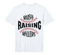 Funny Baseball Busy Raising Ballers T-Shirt - Novelty Apparel for Adults - T-Shirt, Sweatshirt, Hoodie